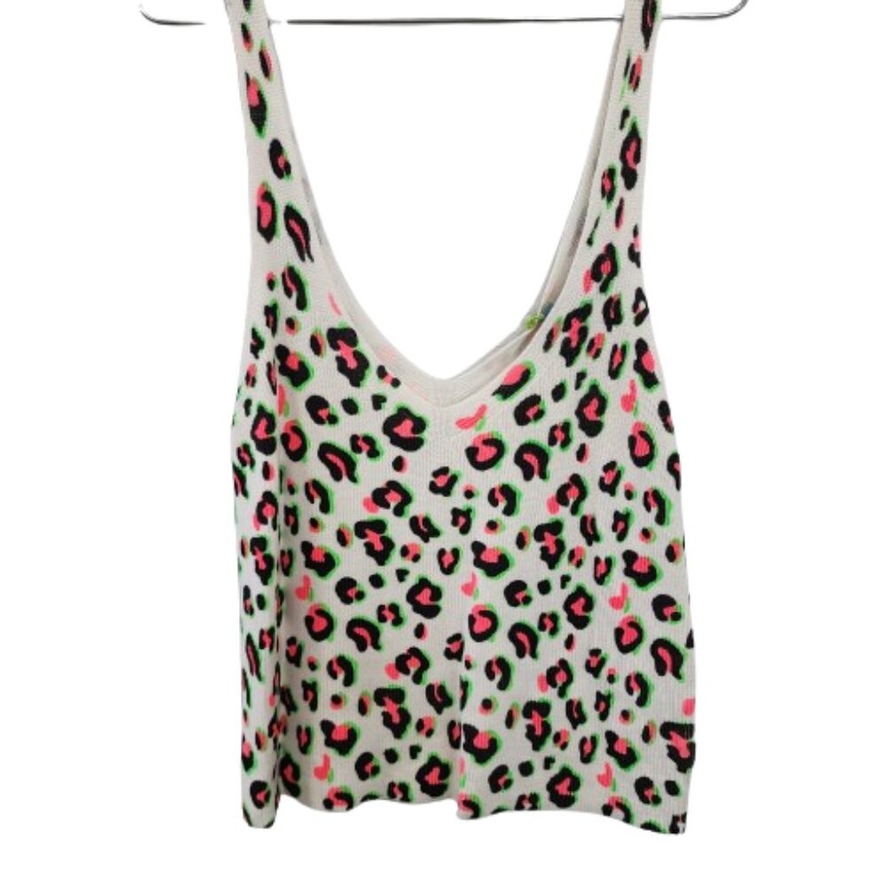 Good Luck Gem Leopard Tank Top
